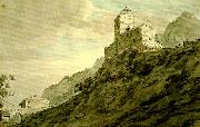 John Robert Cozens south gate of sargans oil